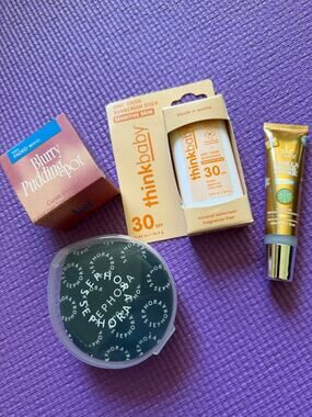 Makeup Lot Sephora, Hempz Lip Balm, thinkbaby SPF, Fwee Pudding Pot NEW Bundle